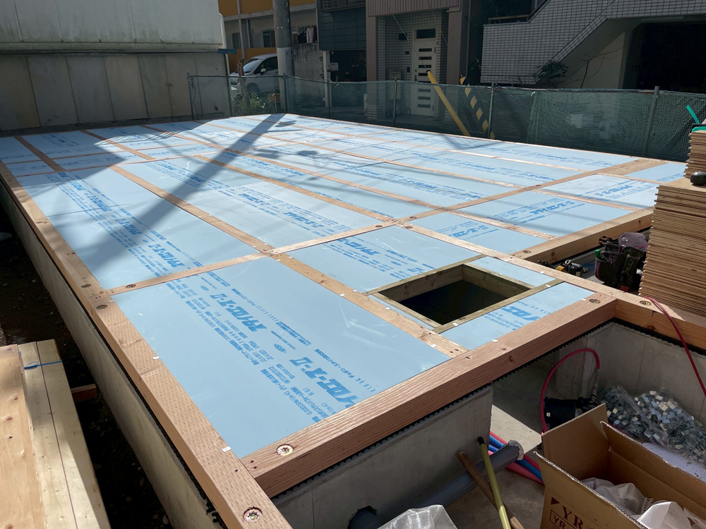 MS様邸土台敷き