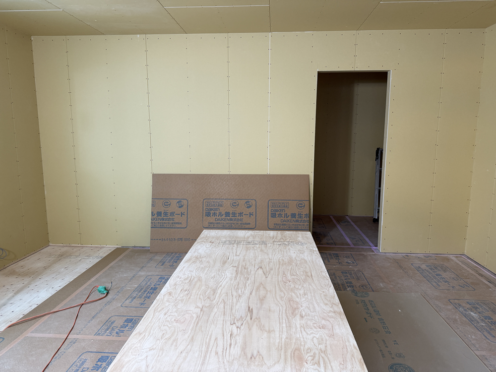 MS様邸石膏ボード